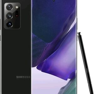 Samsung Smartphone in Black and Purple with Stylus